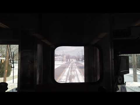 The End of an Era: Michigan City Street Running Eastbound  Cab View 01-10-22