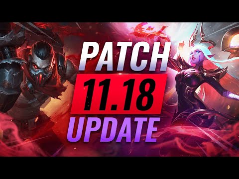 NEW UPDATE: BEST Champions TIER List – League of Legends Patch 11.18