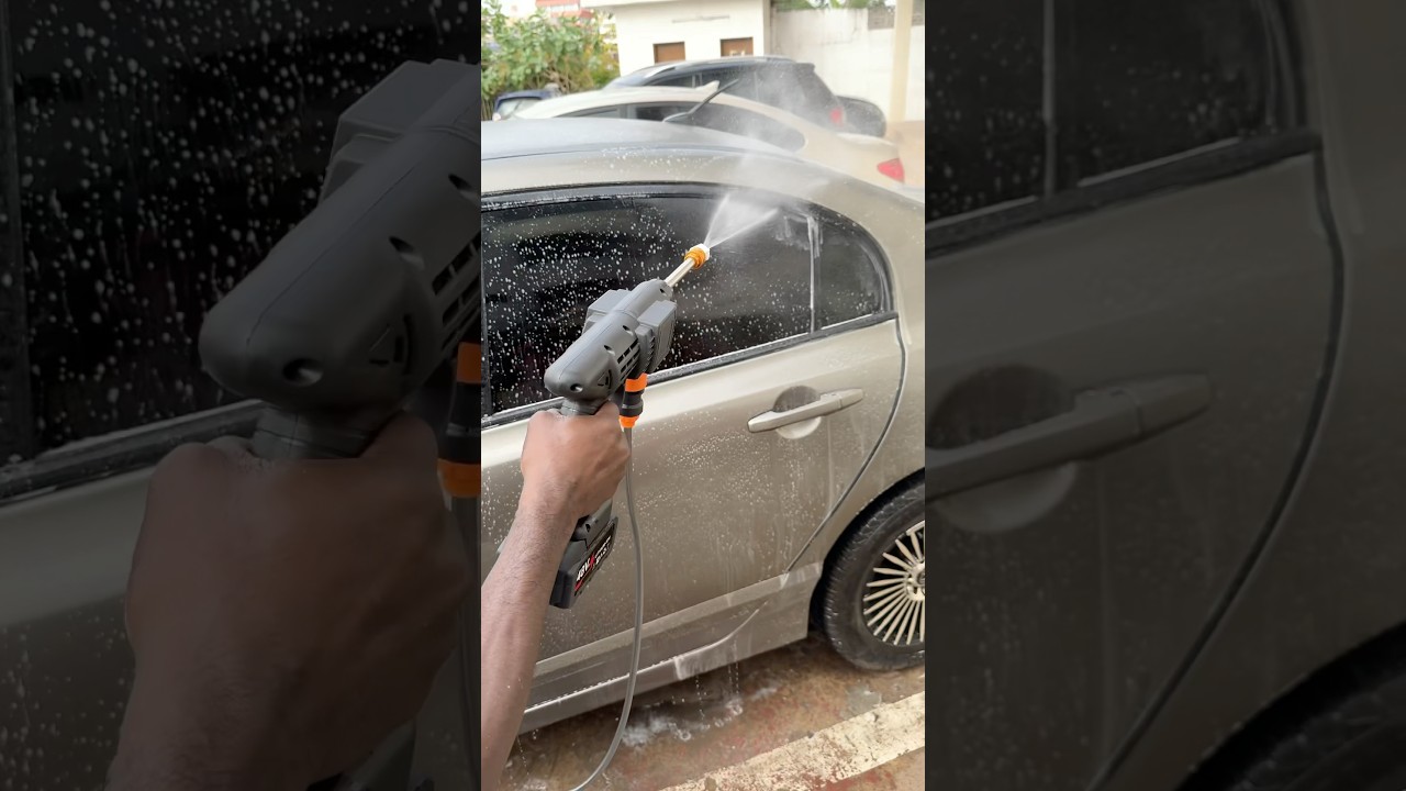 High pressure sprayer full power #pressuresprayer #pressurewash #carcare #pressurewashhelp