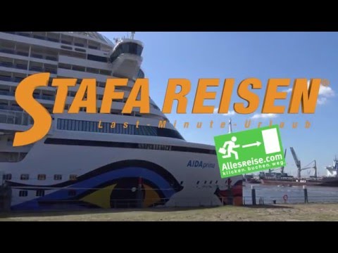 STAFA REISEN Schiffsvideo: Jungfernfahrt der AIDAprima in 4K