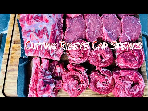 Cutting Ribeye Cap Steaks From Your On Sale Prime Rib...