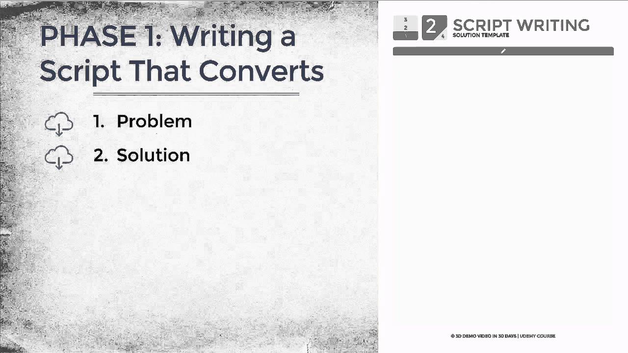 Explainer Video Scriptwriting - Presenting The Solution