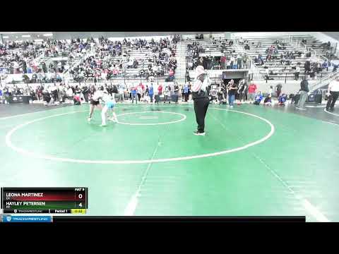 101 Lbs Quarterfinal - Leona Martinez, CA Vs Hayley Petersen, MT 9cf2