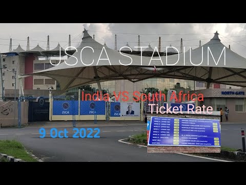 Ticket Rate || JSCA Stadium Dhurw || 9 Oct 2022