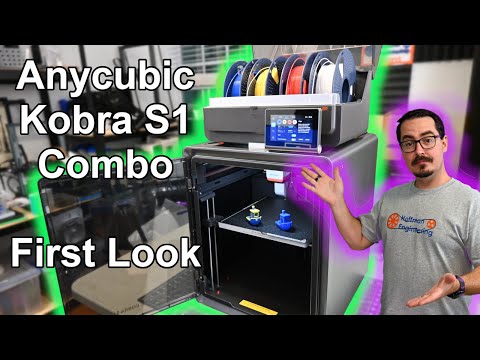 Is this the Bambu Labs killer? Anycubic Kobra S1 | 8-color | Core-XY | 3D Printer - First Look.