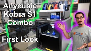 Is this the Bambu Labs killer? Anycubic Kobra S1 | 8-color | Core-XY | 3D Printer - First Look.
