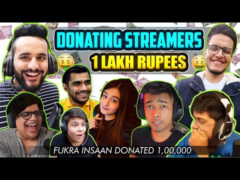 Donating RS 1,00,000 to STREAMERS for Random DARES !! * Surprise for YOU ALL*