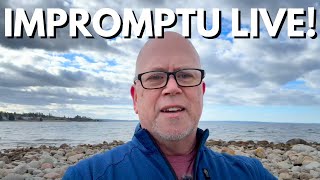 Impromptu Live Stream from a Beach in Nova Scotia, Canada!