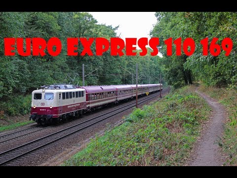 *Fluit* Euro Express 110 169 met Sonderzug in Venlo