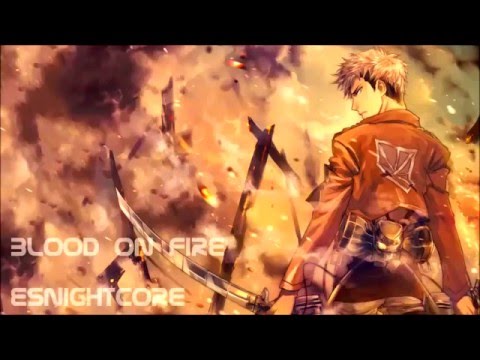 Nightcore - BLOOD on fire
