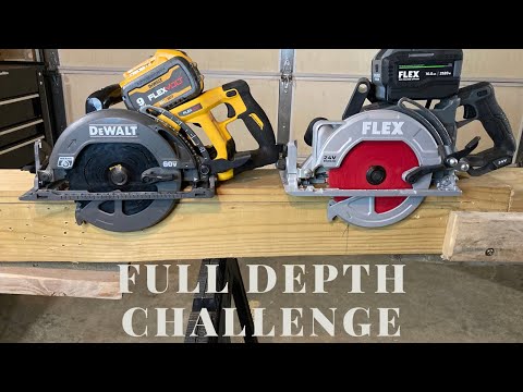 Dewalt is still the King? Let’s find out / Rear Handle Saw Challenge/ Dewalt vs Flex