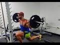 Full Leg Day Workout - challenge 100 lunges with 135lbs non-stop