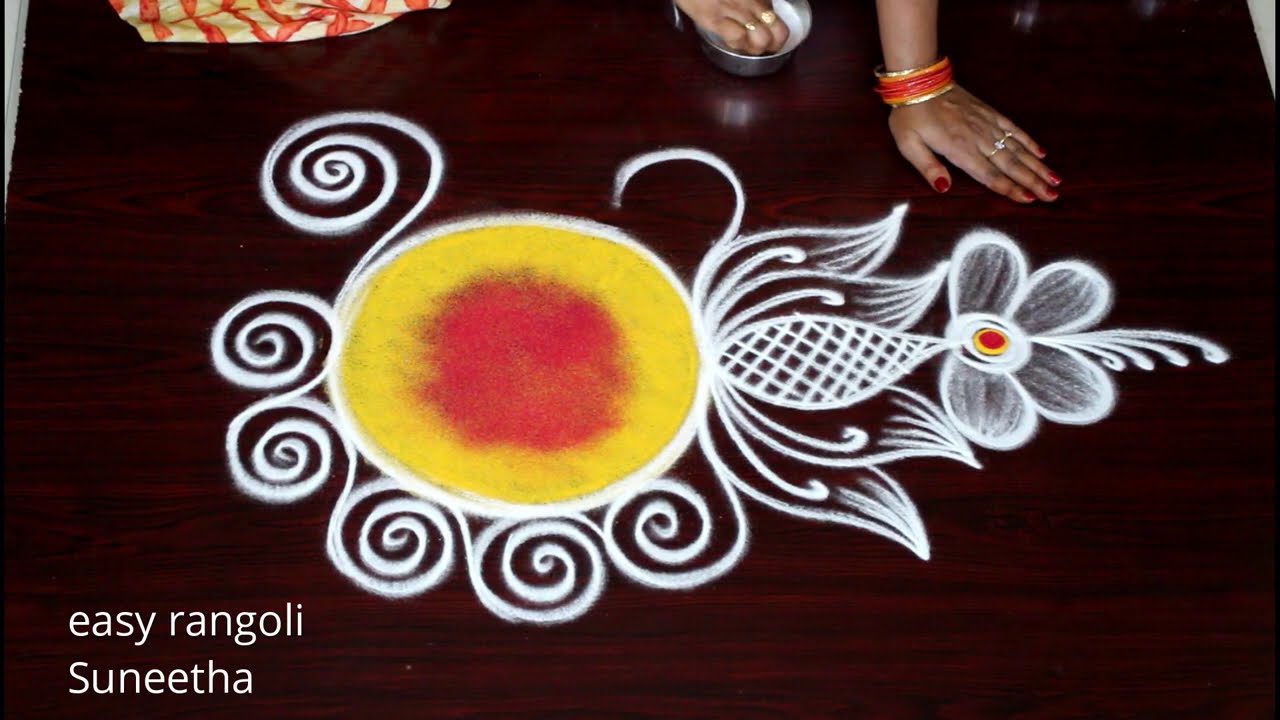 ganesh chathurthi special kolam design by easy rangoli