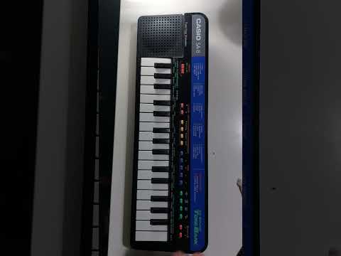 Casio SA-8 32-Key Mini Synthesizer 1990s - Black image 5