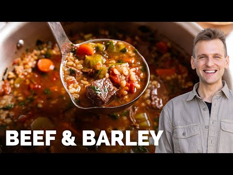 Beef and Barley Soup | Weird name but delicious soup recipe!