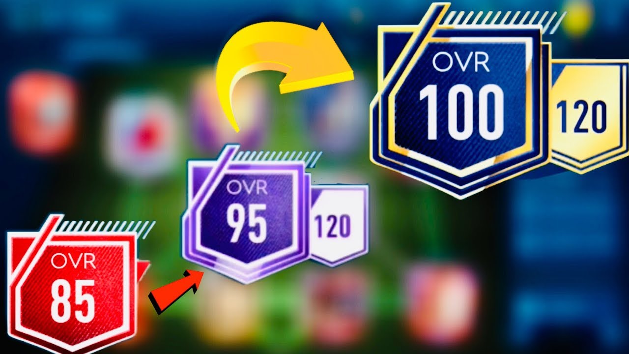 Fastest Way to Upgrade to 100 OVR - how to upgrade to 95 OVR FOR FREE in fifa Mobile 19