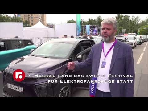 In Moskau fand das zweite Festival für Elektrofahrzeuge statt