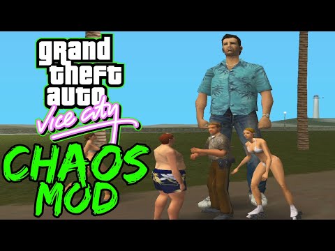 GTA Vice City Chaos Mod Speedrun - A new chaotic effect every 30 seconds!