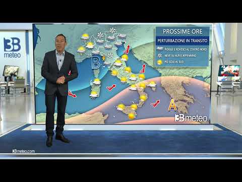 Tornano pioggia e neve, oggi al Nord domani al Centrosud