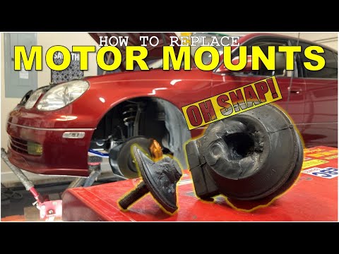 How to Replace TOYOTA / LEXUS Motor Mounts (GS400 V8 shown)