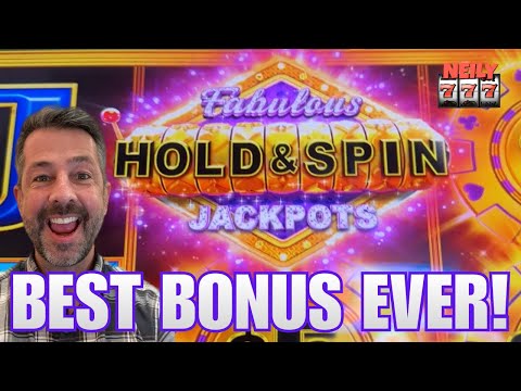 I'VE NEVER SEEN ANYTHING LIKE THIS! THIS BONUS KEPT GOING AND GOING! FABULOUS HOLD & SPIN JACKPOTS!