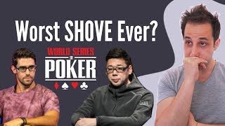 Is This the Worst Shove in Tournament Poker History?