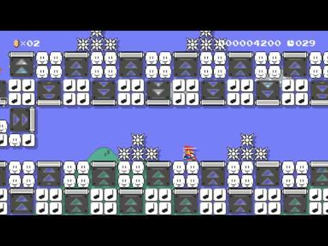 GP MARIOKART 2 LAPS - from GREGORY - SUPER MARIO MAKER Gameplay RAW