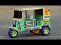 How To Make Matchbox Auto Tempo Rickshaw At Home DIY Matchbox Electric Rickshaw Using DC Motor