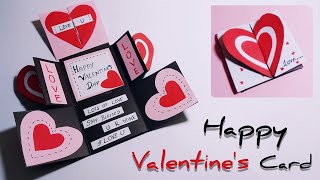 Valentines Day Cards | Valentine Cards Handmade | Love Greeting Cards Latest Design Handmade | #491