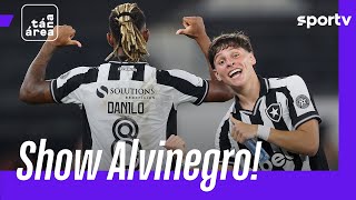 BOTAFOGO ATROPELA O CRUZEIRO NO NILTON SANTOS COM BRILHO DE DANILO E MONTORO | TÁ NA ÁREA | sportv