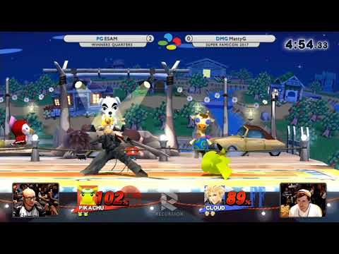 Super Famicon 2017 - Smash 4 Winners Quarters - ESAM vs MattyG
