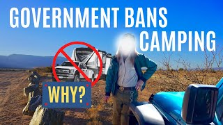 GOVERNMENT BANS CAMPING ON PUBLIC LAND 2021! WHY? (RV LIVING FULL TIME)