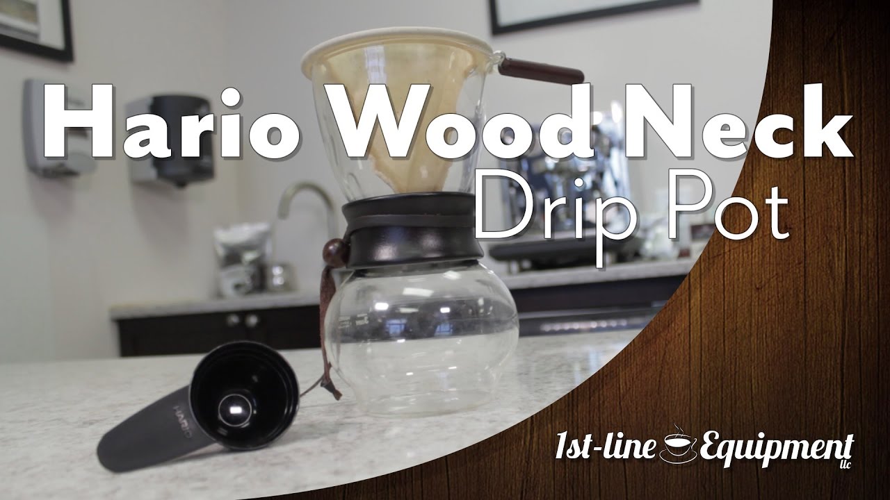 Overview: Hario Drip Pot Woodneck