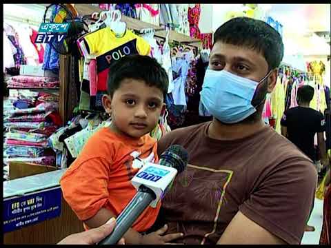 শপিংমলে স্বাস্থ্যবিধি মানার প্রবনতা থাকলেও উপেক্ষিত মার্কেটে