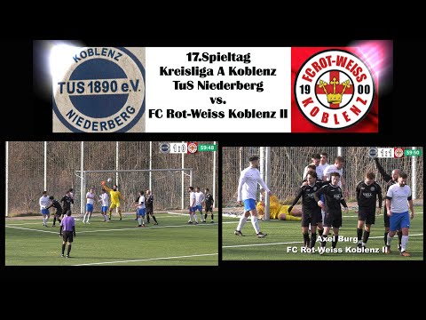Kreisliga A  Koblenz:  TuS Niederberg vs. FC Rot-Weiss Koblenz II
