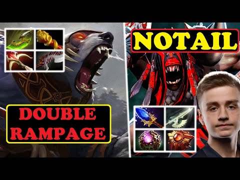 N0TAIL BLOODSEEKER OFFLANE AGH BUILD WITH URSA ULTRA LATE FULL ITEMS DOUBLE RAMPAGE | DOTA2ORBS