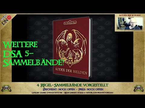 Weitere Regel-Sammelbände angekündigt & Einsteigerbox für DSK! (DSA-Nachrichten KW28-29/22) #034