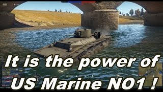 War Thunder ! LVT (A)(1)  US Marine NO1! Replay Movie Realistic Battle !
