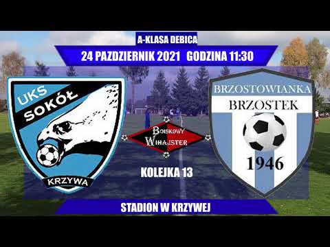Sokół Krzywa - Brzostowianka Brzostek 4:3 oficjalny skrót - BOISKOWY WIHAJSTER