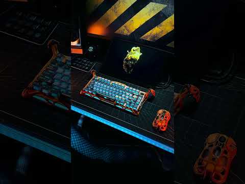 Клавиатура беспроводная GravaStar Mercury K1 Pro Battle-Worn Yellow (GSK1PRO_YLW)