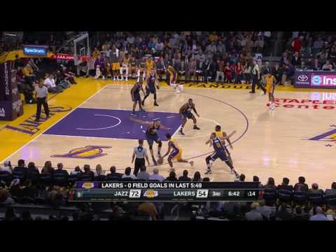 Lou Williams 38 PTS, 6 REB, 7 AST Lakers vs Jazz 12/5/2016