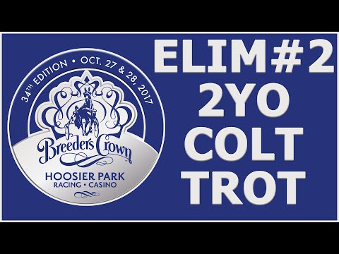 2017 Breeders Crown Elim#2 - Fourth Dimension 2YO Colt Trot