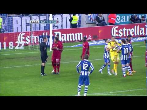 Gol de penalti de Verdú (2-2) en el RCD Espanyol - RCD Mallorca - HD