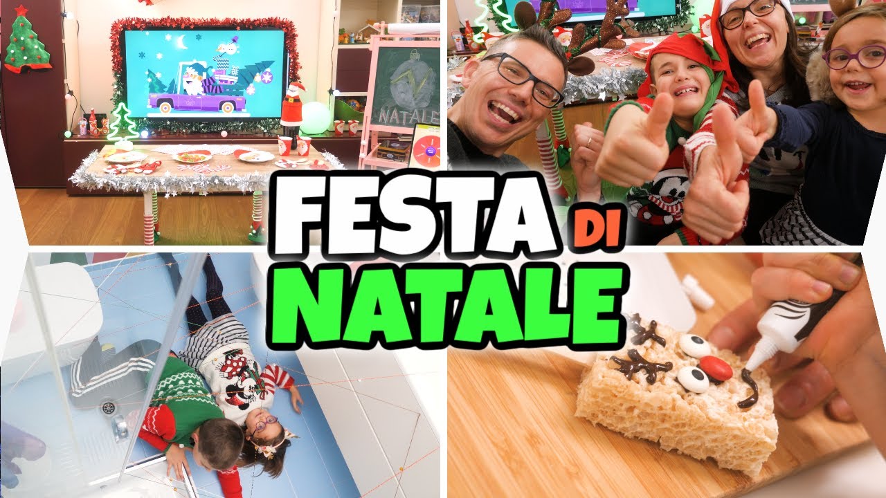 Watch Now FESTA DI NATALE con GIOCHI e RICETTA a SORPRESA in Casa GBR FESTA DI NATALE con GIOCHI e RICETTA a SORPRESA in Casa GBR