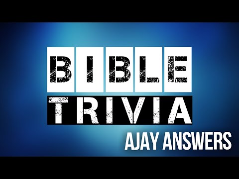 BIBLE TRIVIA GAME SHOW | AJay Answers ep07 - YouTube