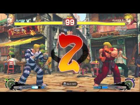Junnnnn [Cody] vs asyan989 [Ken] SSF4 Japanese Online Ranked Matches - TRUE HIGH-DEF