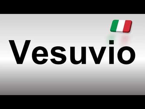 How to Pronounce Vesuvio (Italian)