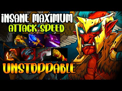 INSANE MAXIMUM ATTACK SPEED - INTENSE TROLL WARLORD - BEST TEAM FIGHT - DOTA 2 GAMEPLAY
