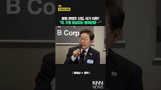 문화 콘텐츠 산업, 국가 지원? "어, 가장 관심있는 분야인데…" / KNN