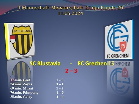 1.Mannschaft Meisterschaft 2.Liga SC Blustavia  -  FC Grenchen 15